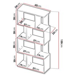 Etajera Mirjan24 Darwa/Solezio (White) Thumb