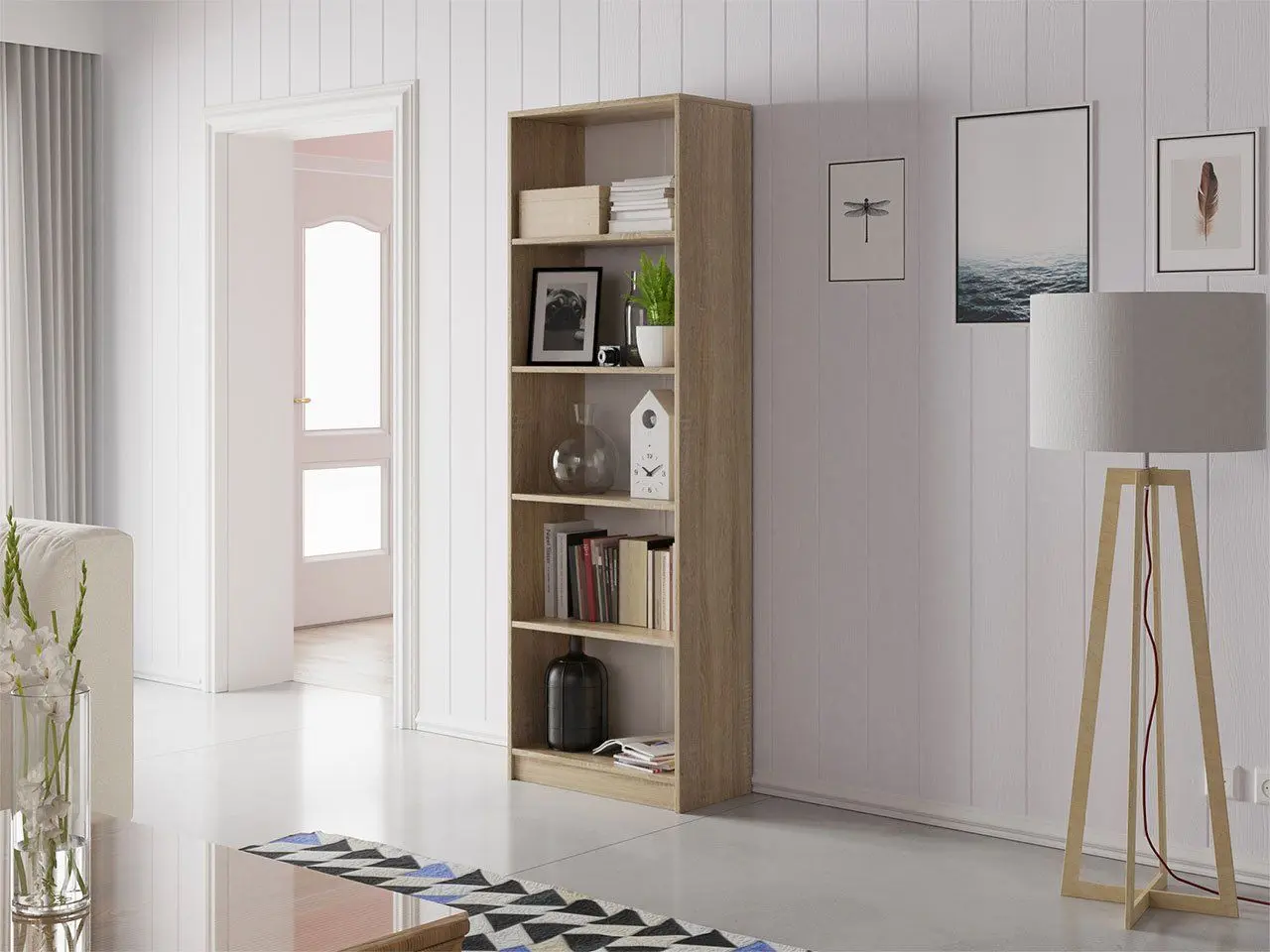 Etajera Mirjan24 Eleylin/Office R60 (Sonoma Oak) - 3