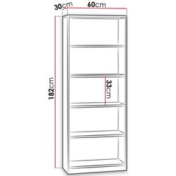 Etajera Mirjan24 Eleylin/Office R60 (White) Thumb