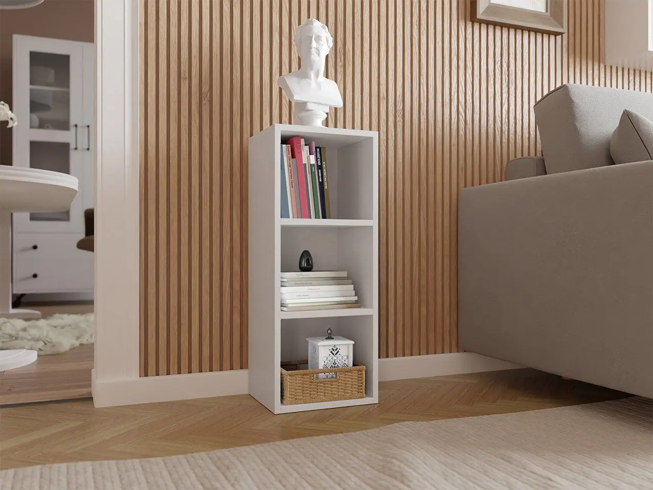 Etajera Mirjan24 Erebos/Worcik (White)