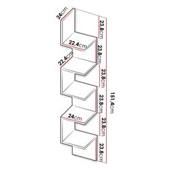 Etajera Mirjan24 Hoelon/Porisio (White) Thumb