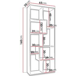 Etajera Mirjan24 Kiroti/Borunio (White) Thumb