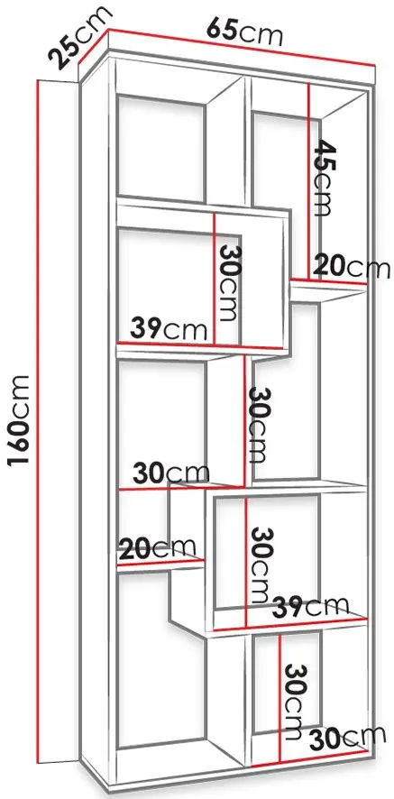 Etajera Mirjan24 Kiroti/Borunio (White) - 4
