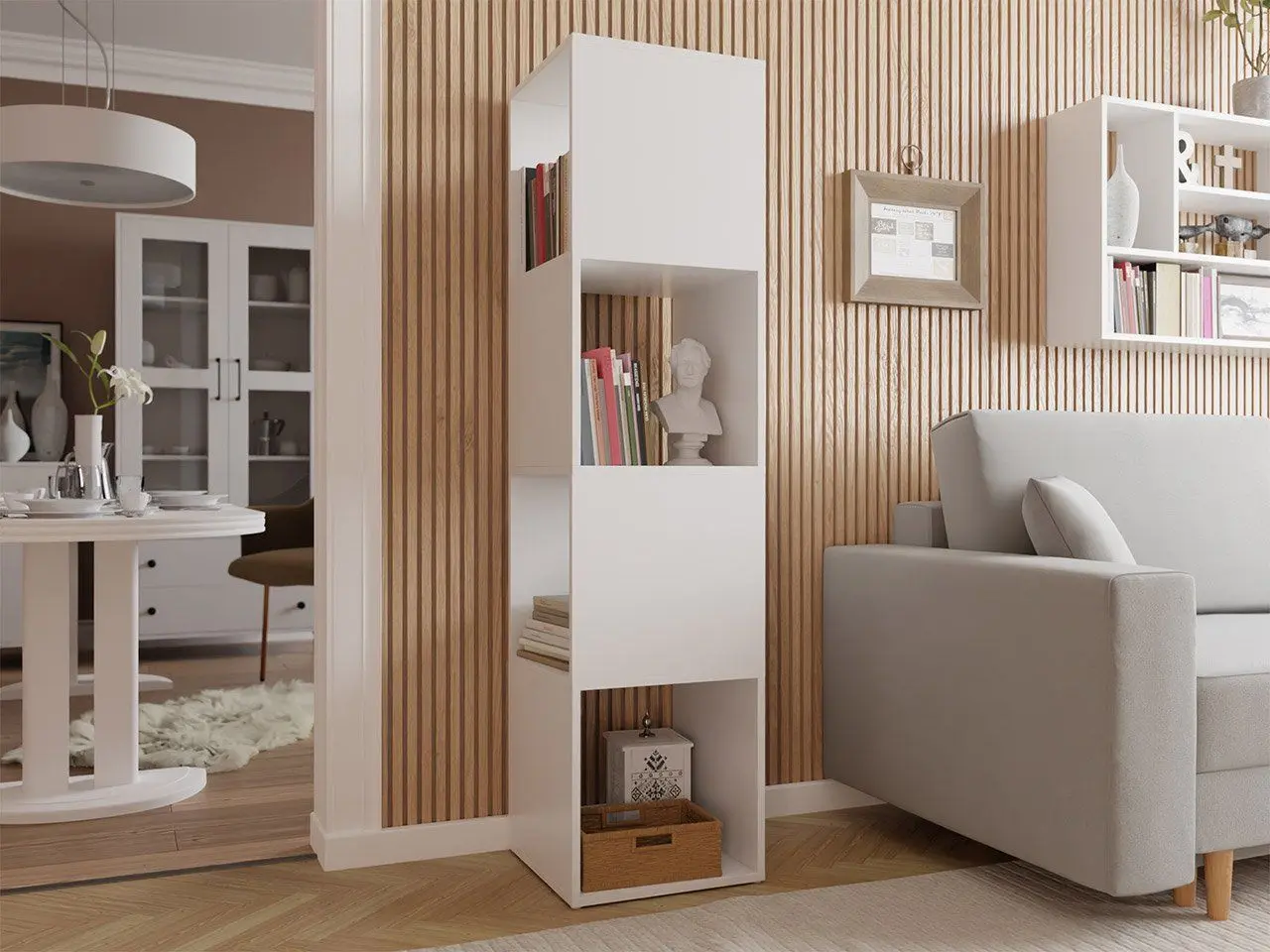 Etajera Mirjan24 Mokiro/Swint (White) - 3