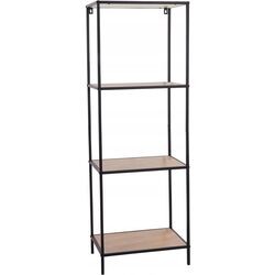 Etajera Mirjan24 Runoya/Carlo III (Black/Natural)