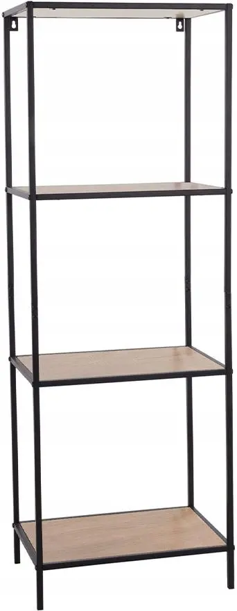 Etajera Mirjan24 Runoya/Carlo III (Black/Natural)