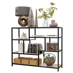 Etajera Mirjan24 Runoya I/Carlo I (Black/Natural)