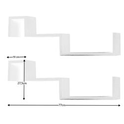 Combinatie de rafturi suspendate Mobhaus Fri New (White) Thumb