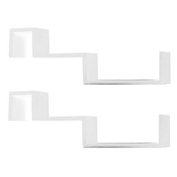 Combinatie de rafturi suspendate Mobhaus Fri New (White)