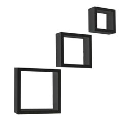 Комбинация навесных полок Mobhaus Kvadro New (Black)