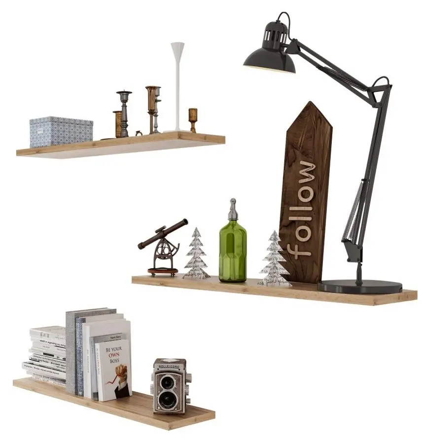 Набор навесных полок Mobhaus Fedor (Wotan Oak)