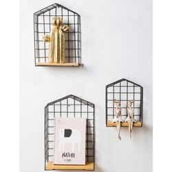 Set de rafturi Mobhaus Azuri (Natural/Black) Thumb