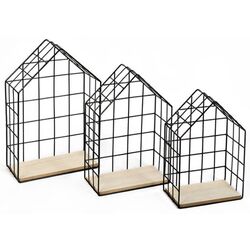 Set de rafturi Mobhaus Azuri (Natural/Black)