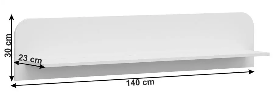 Полка Mobhaus Jolk 140 (White)