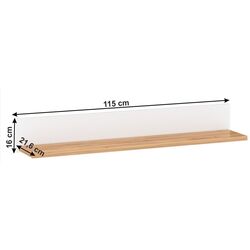 Raft Tempo Kondela Lanzette D (White/Craft Oak Golden) Thumb