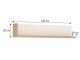 Raft Tempo Kondela Leonardo LYOP01 (Riviera Oak/White Extra High Gloss)