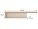 Raft Tempo Kondela Leonardo LYOP03 (Riviera Oak/White Extra High Gloss)