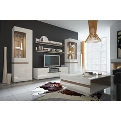 Raft Mobhaus Lynatet Typ 60 (White Extra High Gloss/Sonoma Oak Dark) Thumb