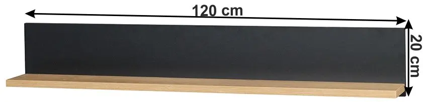 Raft Mobhaus Siran Typ 10 (Lefkas Oak/Black)