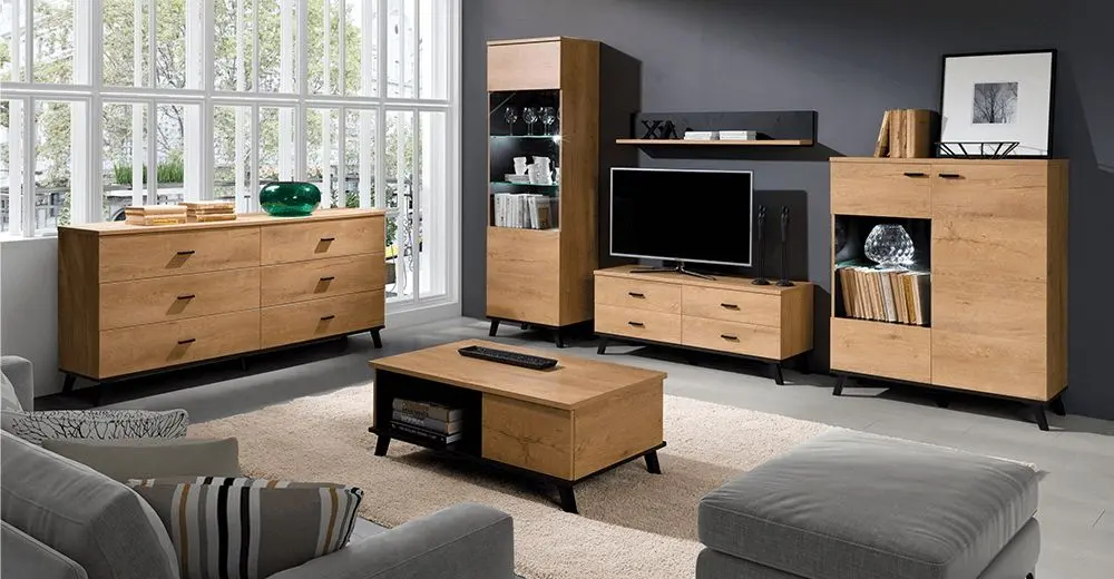 Raft Mobhaus Siran Typ 10 (Lefkas Oak/Black)