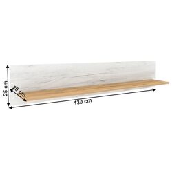 Полка Tempo Kondela Sudbury I (Craft Oak Golden/Craft Oak White) Thumb
