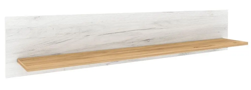 Полка Tempo Kondela Sudbury I (Craft Oak Golden/Craft Oak White)