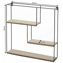 Raft suspendat Mobhaus Desio Typ 1 (Natural/Black) Thumb