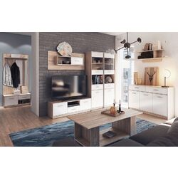 Raft suspendat Mobhaus Teyo 1D (White/Sonoma Oak) Thumb