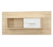 Полка навесная Mobhaus Teyo 1D (White/Sonoma Oak)