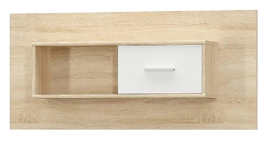 Raft suspendat Mobhaus Teyo 1D (White/Sonoma Oak)