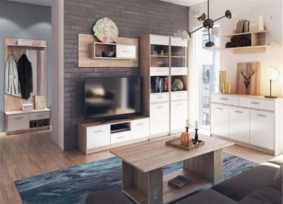 Полка навесная Mobhaus Teyo (Sonoma Oak)