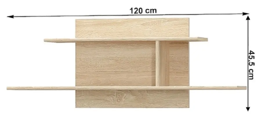 Полка навесная Mobhaus Teyo (Sonoma Oak)