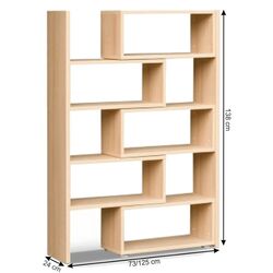 Etajera multifuncţionala Mobhaus Kloe II (Sonoma Oak) Thumb