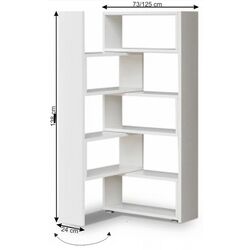 Etajera multifuncţionala Mobhaus Kloe II (White) Thumb