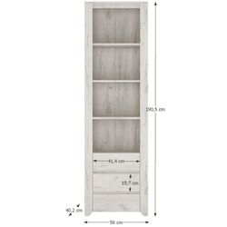 Etajera Tempo Kondela Angel Typ 11 (Craft White) Thumb