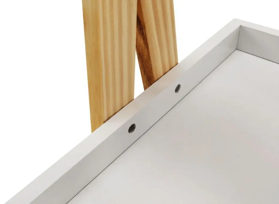 Etajera Mobhaus Arven (White/Natural)