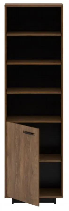 Стеллаж Tempo Kondela Delis R1 Left (Bolzano Oak/Black)