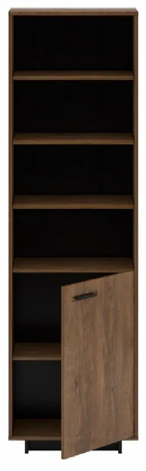 Стеллаж Tempo Kondela Delis R2 Right (Bolzano Oak/Black)