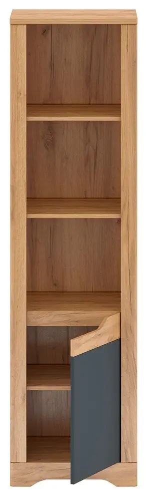 Etajera Mobhaus Fidel R2 Right (Craft Oak Golden/Graphite Gray)