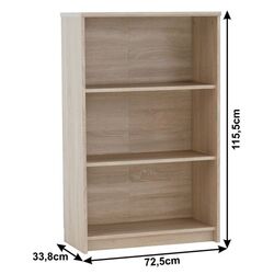 Стеллаж Mobhaus Johan 2 New 03 (Sonoma Oak) Thumb