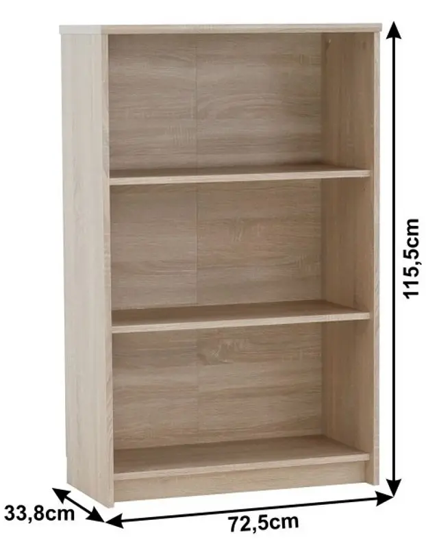 Стеллаж Mobhaus Johan 2 New 03 (Sonoma Oak)