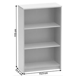 Etajera Mobhaus Johan 2 New 03 (White) Thumb