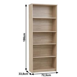 Etajera Mobhaus Johan 2 New 04 (Sonoma Oak) Thumb