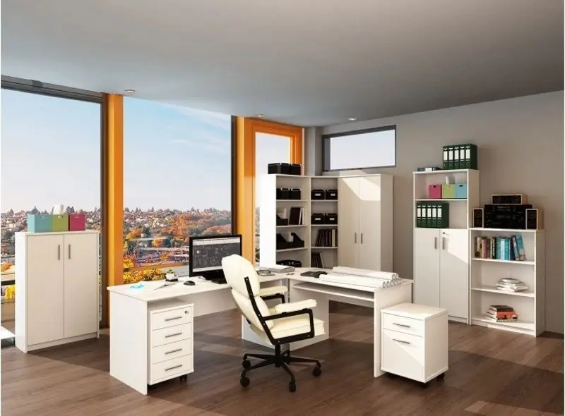 Стеллаж Mobhaus Johan 2 New 04 (White) - 2