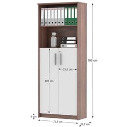 Шкаф Mobhaus Johan 2 New 10 (Plum/White) Thumb