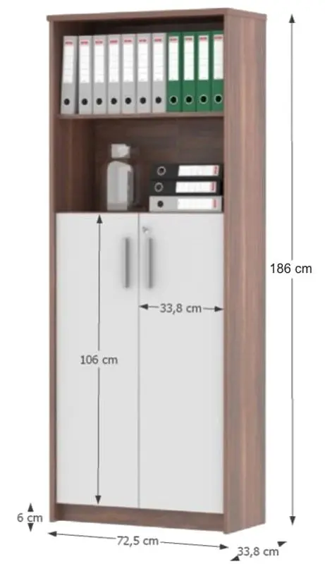 Шкаф Mobhaus Johan 2 New 10 (Plum/White) - 2