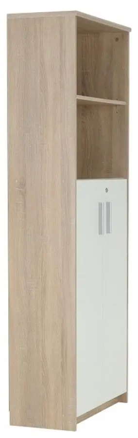 Etajera Mobhaus Johan 2 New 10 (Sonoma Oak/White)