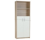 Etajera Mobhaus Johan 2 New 10 (Sonoma Oak/White)