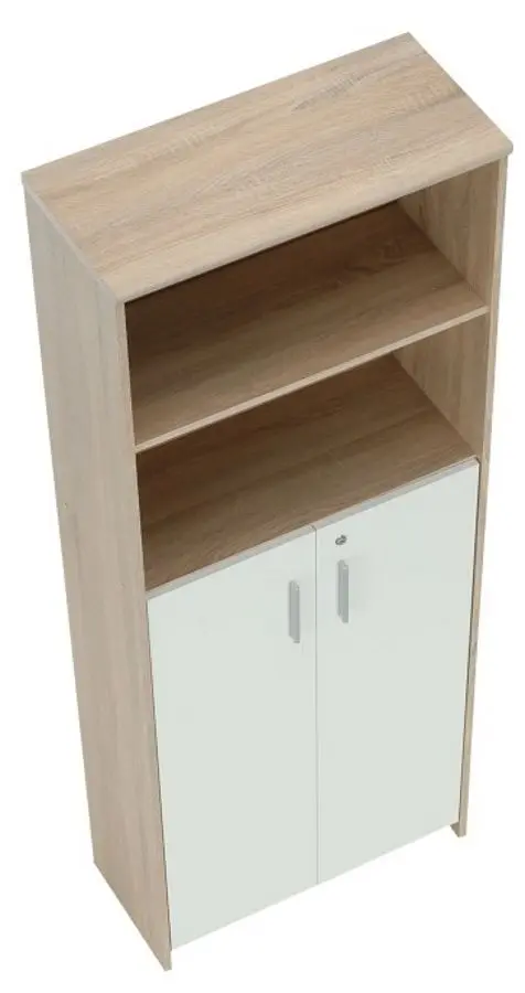 Etajera Mobhaus Johan 2 New 10 (Sonoma Oak/White)