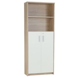 Etajera Mobhaus Johan 2 New 10 (Sonoma Oak/White)